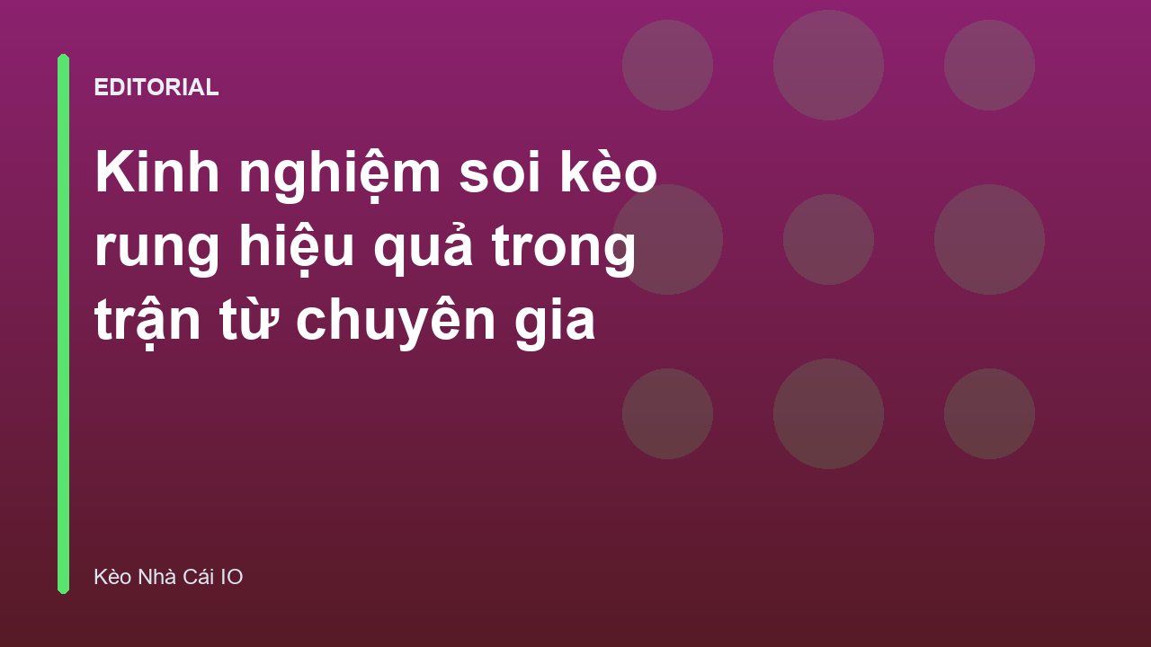 Người chơi đang phân tích kinh nghiệm soi kèo rung